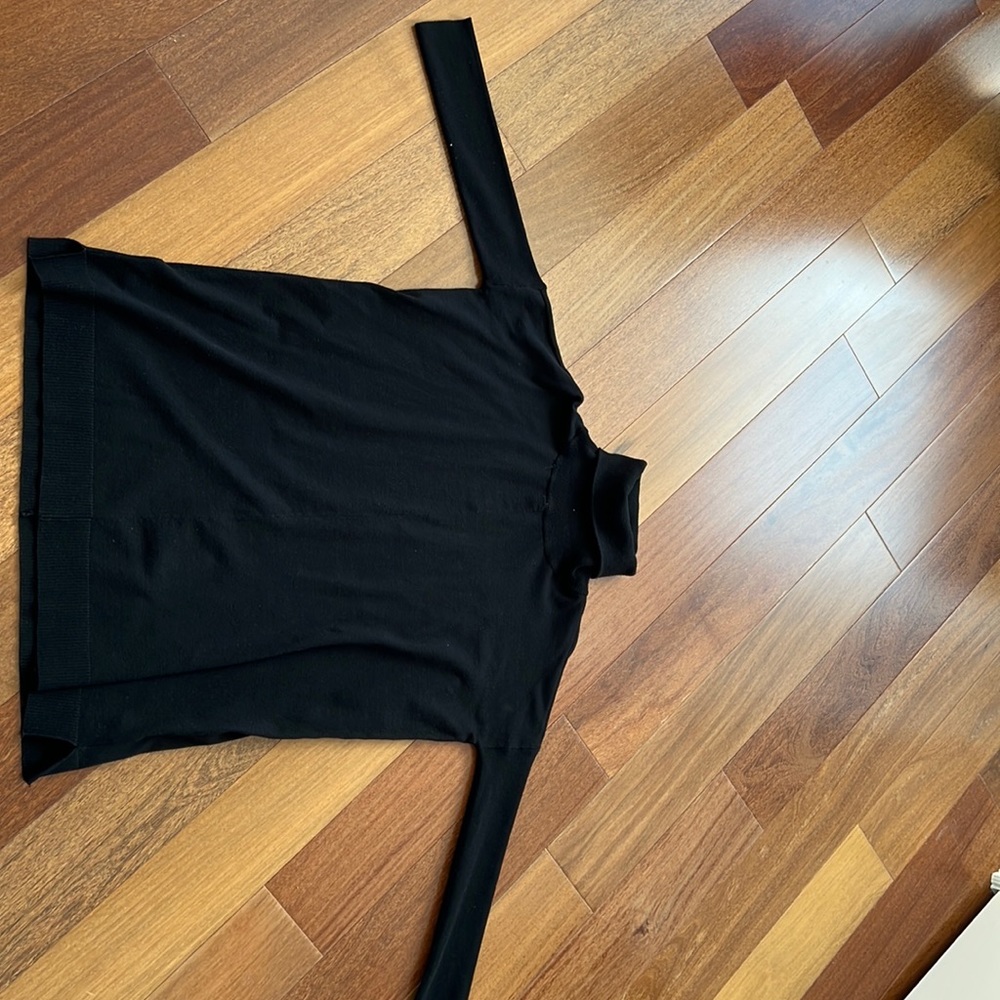black turtleneck sweater dress Steve Madden